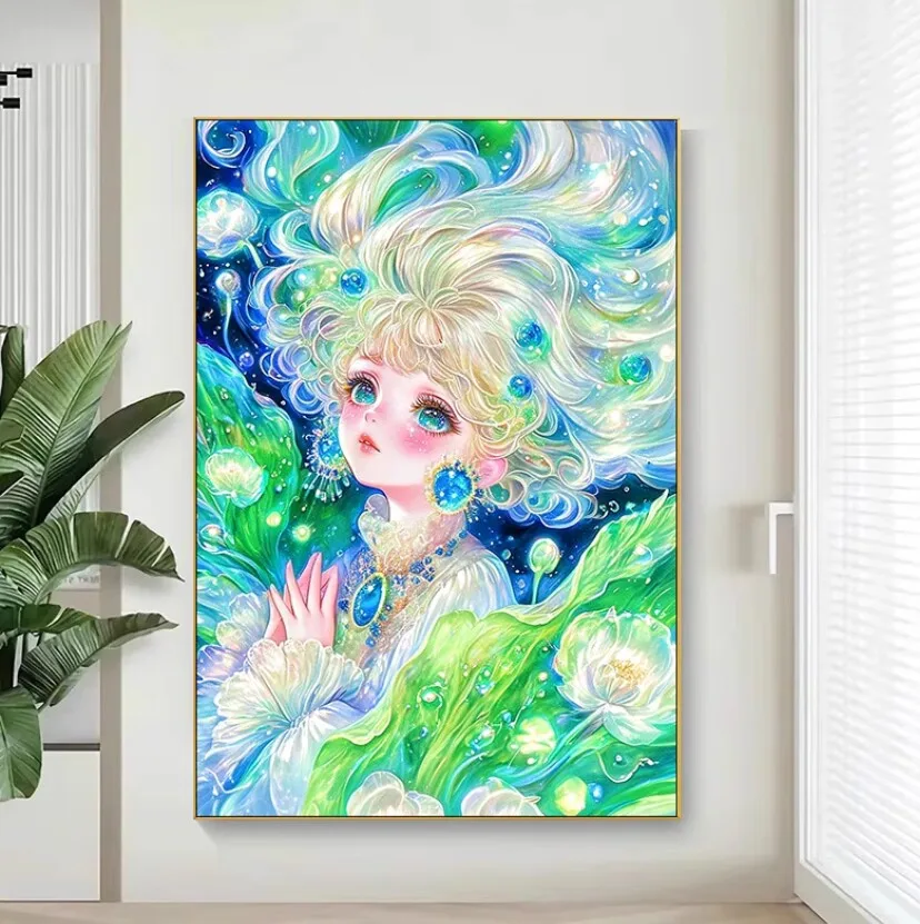 9ct 75X100 см зеленая девушка мультфильм предварительно напечатанный набор для вышивки крестом «сделай сам» ремесленная нить игла поделки
9ct 75X100 см зеленая девушка мультфильм предварительно напечатанный набор для вышивки крестом «сделай сам» ремесленная нить игла поделки