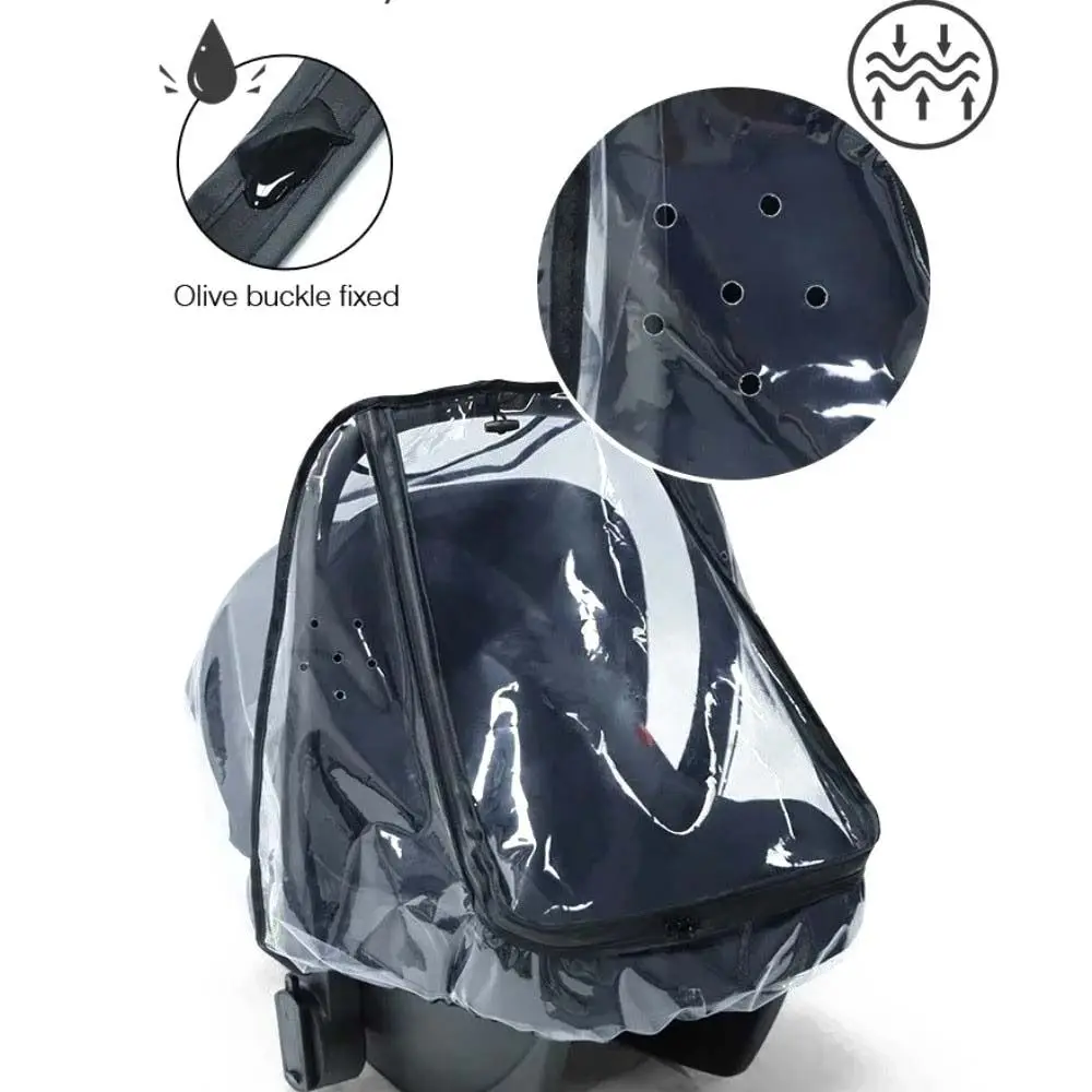 Transparent EVA Baby Safety Seat Rain Cover Double Zipper Windproof Newborn Basket Rain Cover Dustproof Waterproof Baby Products
Transparent EVA Baby Safety Seat Rain Cover Double Zipper Windproof Newborn Basket Rain Cover Dustproof Waterproof Baby Products