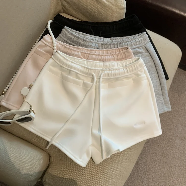 Korean Style High Waist Pure Color Sports Shorts Women's Summer Thin Casual Pants Comfortable Cotton Straight Leg Trousers
Korean Style High Waist Pure Color Sports Shorts Women's Summer Thin Casual Pants Comfortable Cotton Straight Leg Trousers
