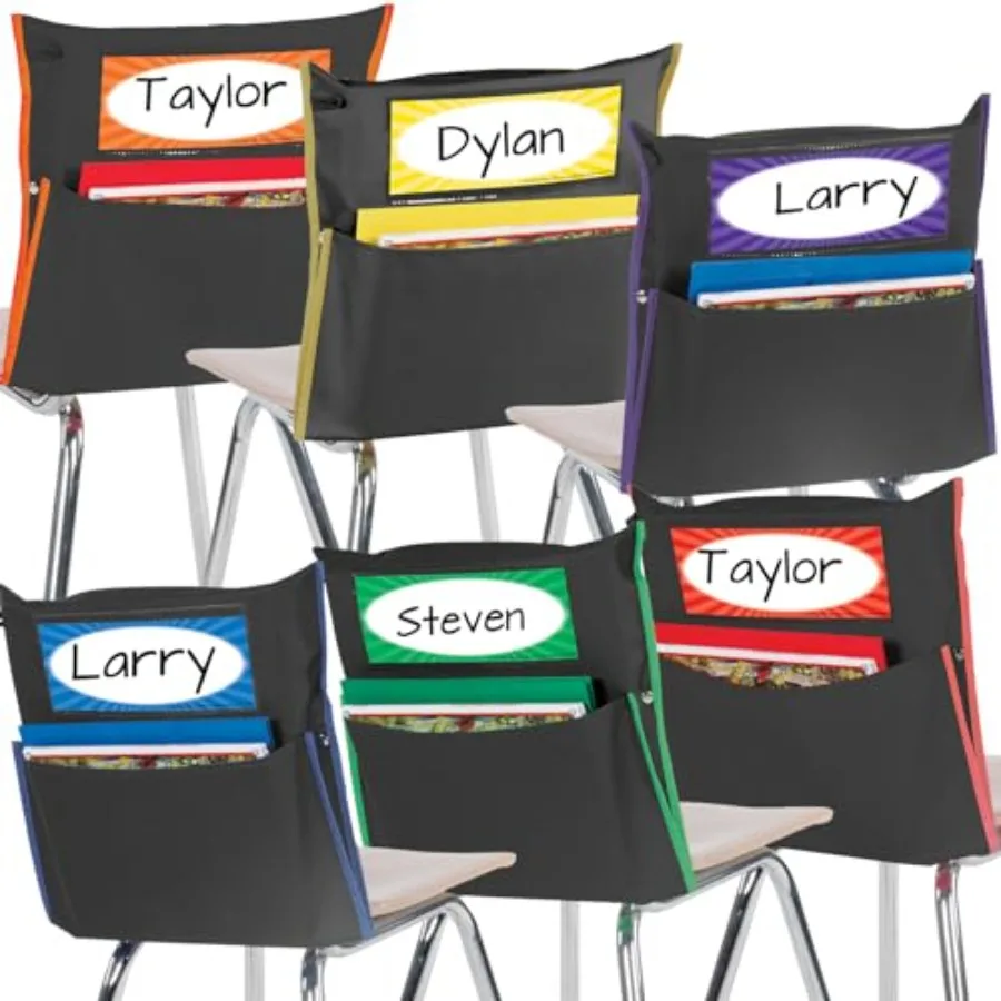 Store More Black Grouping Chair Pockets Classroom Organizing Black and Color Accents Premium Canvas Chair Organizer Student Boo
Store More Black Grouping Chair Pockets Classroom Organizing Black and Color Accents Premium Canvas Chair Organizer Student Boo