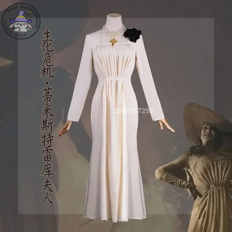 Хэллоуин Вечеринка Леди Dimitrescu Косплей Костюм Chatelain Alcina Biohazard Comtesse Сексуальный Косплей Леди Вампир
Хэллоуин Вечеринка Леди Dimitrescu Косплей Костюм Chatelain Alcina Biohazard Comtesse Сексуальный Косплей Леди Вампир