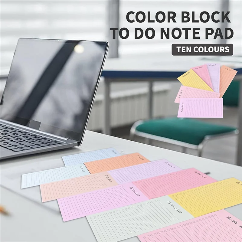 New!!10 PCS Planner Book Daily Notepad 8.5X3.7Inch, 500 Sheets, Assorted Colors, Lined
New!!10 PCS Planner Book Daily Notepad 8.5X3.7Inch, 500 Sheets, Assorted Colors, Lined