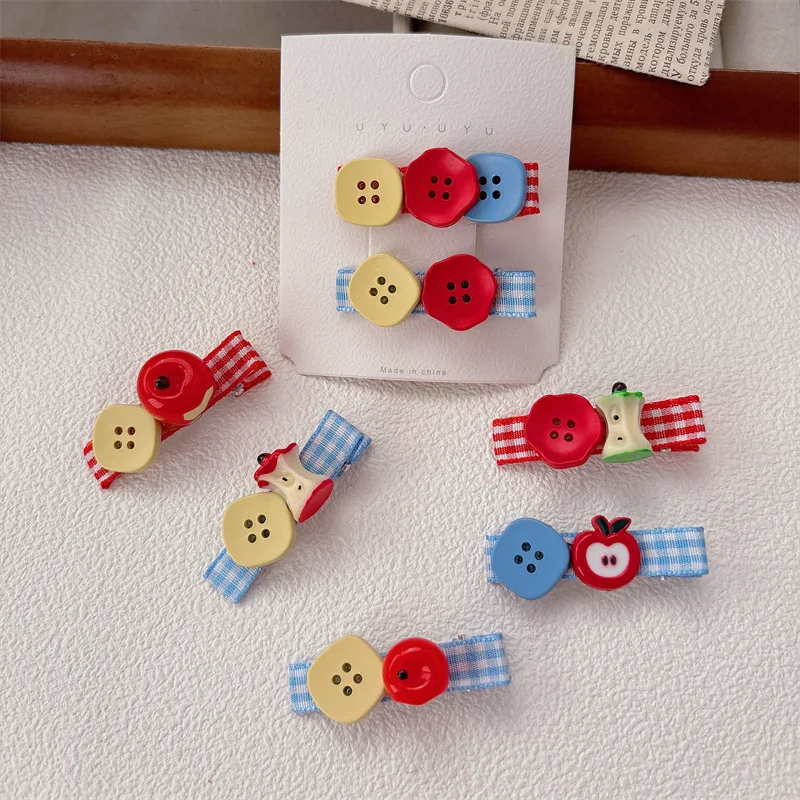 New Cute Colorful Button Hairpin Sweet Broken Hair Side Button Duckbill Clip Hair Accessories
New Cute Colorful Button Hairpin Sweet Broken Hair Side Button Duckbill Clip Hair Accessories