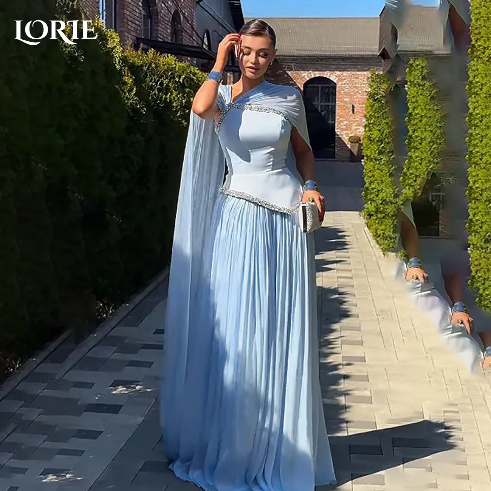 LORIE Elegant Shawl Lace Party Gowns Sequins Sparkly A-Line Pleats Arabia Saudi Formal Dresses Shiny Party Prom Dress Customized
LORIE Elegant Shawl Lace Party Gowns Sequins Sparkly A-Line Pleats Arabia Saudi Formal Dresses Shiny Party Prom Dress Customized
