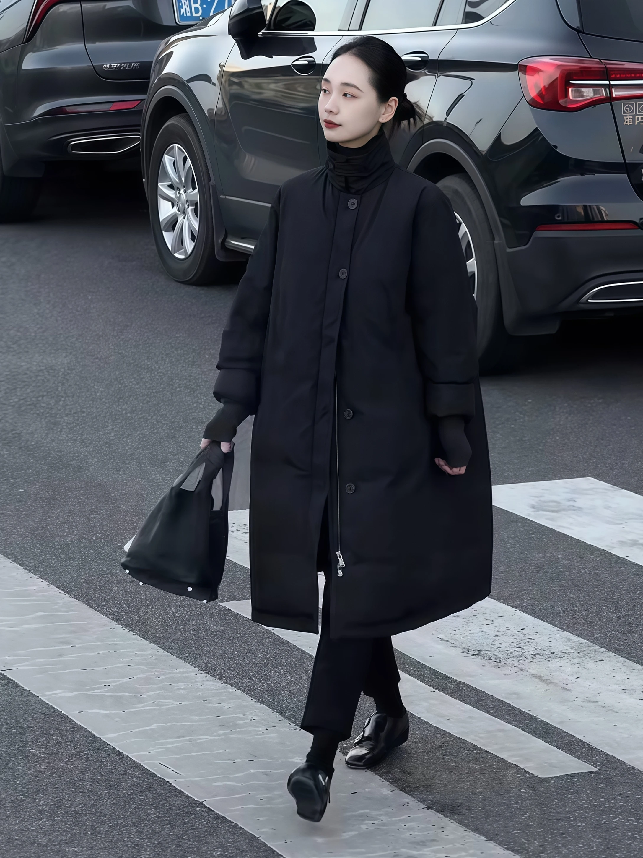 Autumn Winter New Style Thickened Cotton Jacket Women's Loose Versatile Warm Fashionable Mid-Length Coat Commute Friendly
Autumn Winter New Style Thickened Cotton Jacket Women's Loose Versatile Warm Fashionable Mid-Length Coat Commute Friendly