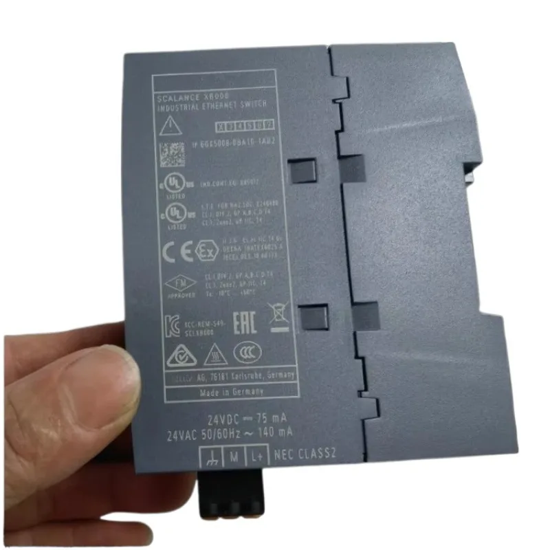 6GK5008-0BA10-1AB2 SCALANCE XB008 Неуправляемый промышленный коммутатор Ethernet 6GK5008-0GA10-1AB2 6GK5004-0BA00-1AB2 6GK5005-0BA00-1AB2
6GK5008-0BA10-1AB2 SCALANCE XB008 Неуправляемый промышленный коммутатор Ethernet 6GK5008-0GA10-1AB2 6GK5004-0BA00-1AB2 6GK5005-0BA00-1AB2