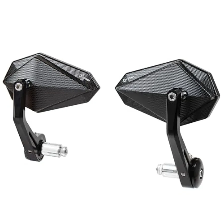 Universal CNC Aluminum Alloy Black Motorcycle Bar End Mirrors for Cafe Racer Style 22MM 7/8 Handlebar Mirror Set Ideal for M8/M
Universal CNC Aluminum Alloy Black Motorcycle Bar End Mirrors for Cafe Racer Style 22MM 7/8 Handlebar Mirror Set Ideal for M8/M