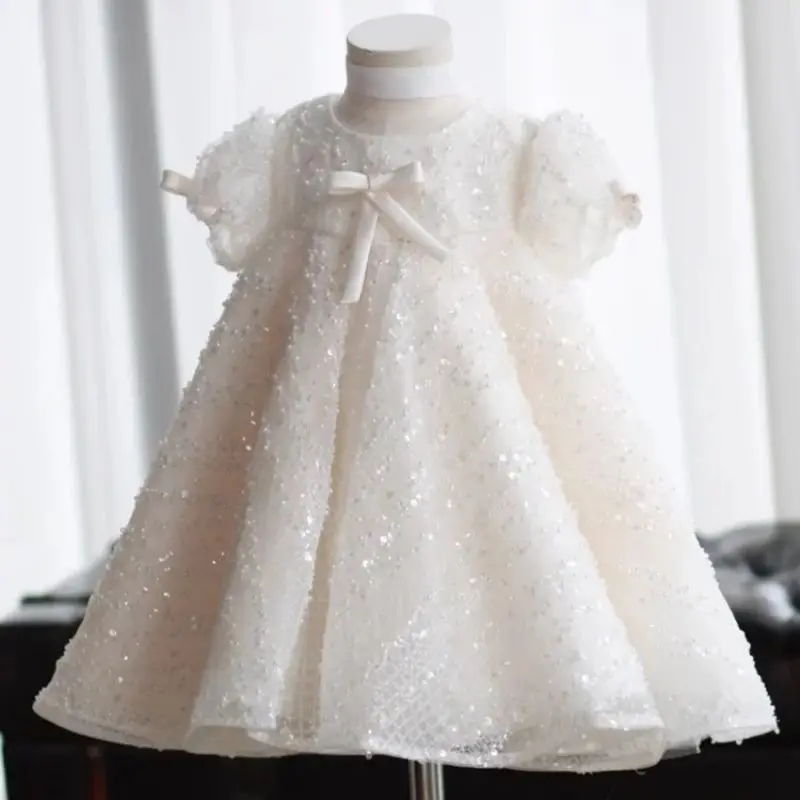 Glamorous Flower Girl Dresses Glitter Beads Little Girls Birthday Gowns Shiny Sequins Vintage Children First Communion Dresses
Glamorous Flower Girl Dresses Glitter Beads Little Girls Birthday Gowns Shiny Sequins Vintage Children First Communion Dresses