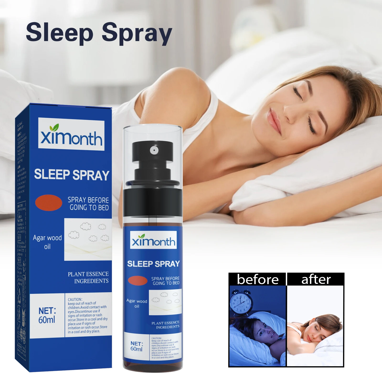 Agarwood Oil Sleep Spray Pillow Spray Insomnia Calms Deep Sleep Relieves Fatigue Anxiety Improves Sleep Quality Lavender Spray
Agarwood Oil Sleep Spray Pillow Spray Insomnia Calms Deep Sleep Relieves Fatigue Anxiety Improves Sleep Quality Lavender Spray