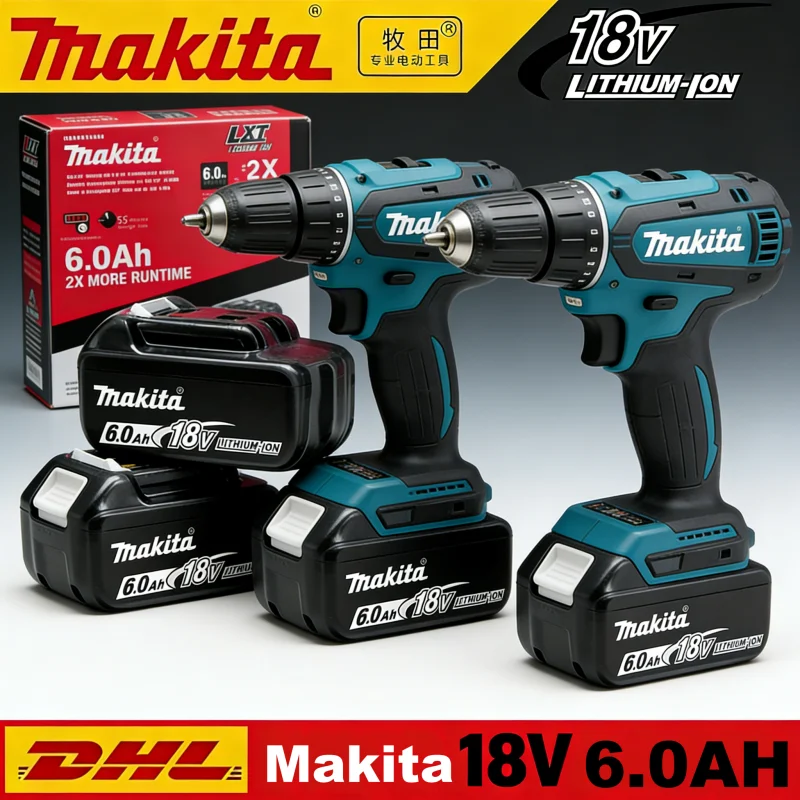 Оригинальный литий-ионный аккумулятор Makita 6000 мАч, 18В 6Ач, замена для аккумуляторов 18В BL1860 BL1830 BL1850 BL186
Оригинальный литий-ионный аккумулятор Makita 6000 мАч, 18В 6Ач, замена для аккумуляторов 18В BL1860 BL1830 BL1850 BL186