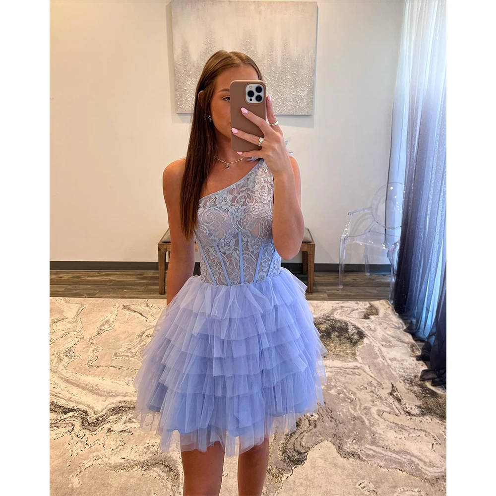 MVOZEIN Sky Blue One-Shoulder Homecoming Dresses 2026 Transparent Graduation Dress Above Knee Short Mini Cocktail Party Dress
MVOZEIN Sky Blue One-Shoulder Homecoming Dresses 2026 Transparent Graduation Dress Above Knee Short Mini Cocktail Party Dress