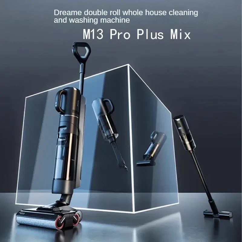 Dreame Home Wireless Floor Scrubber Double Roll Brush M13 Pro Plus Mix Hot Drying and Sterilization Integrated Home Mop 16000Pa
Dreame Home Wireless Floor Scrubber Double Roll Brush M13 Pro Plus Mix Hot Drying and Sterilization Integrated Home Mop 16000Pa