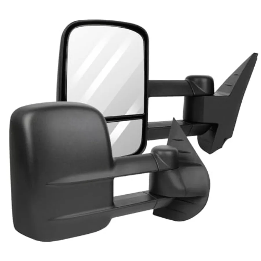 Towing Mirrors for 2008-2013 Chevy Silverado GMC Sierra 1500 2500 HD 3500 Left Right Side Manual Black No Heated No Light Manua
Towing Mirrors for 2008-2013 Chevy Silverado GMC Sierra 1500 2500 HD 3500 Left Right Side Manual Black No Heated No Light Manua