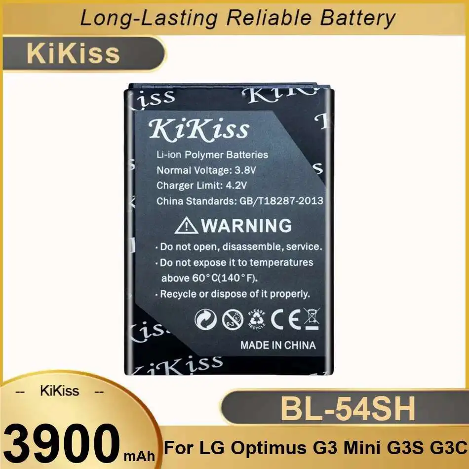 Аккумулятор BL-54SH 3900 мАч для LG Optimus G3 Beat Mini G3s G3c B2MINI D724 D725 D728 D729 D722 D22 F7 Lte III 3 F260 F260S F260K
Аккумулятор BL-54SH 3900 мАч для LG Optimus G3 Beat Mini G3s G3c B2MINI D724 D725 D728 D729 D722 D22 F7 Lte III 3 F260 F260S F260K