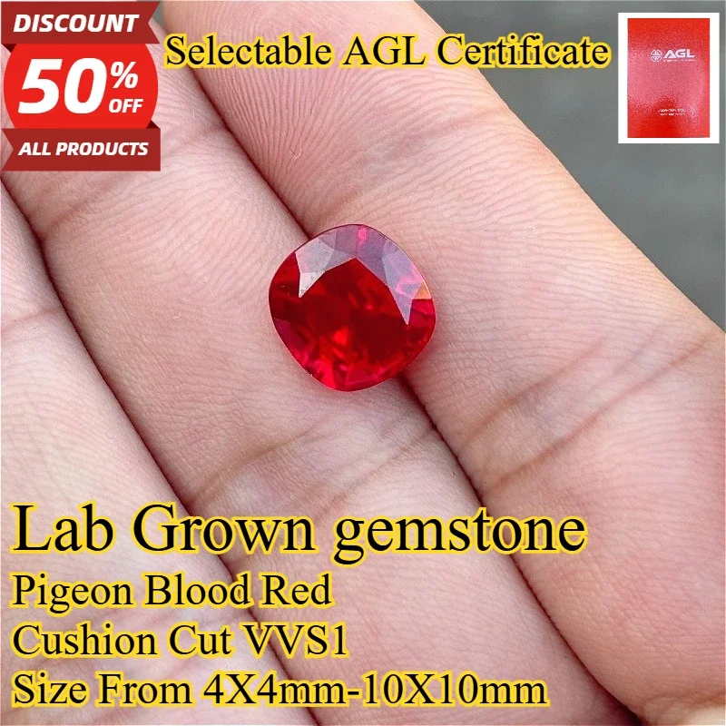 Cushion Lab Grown Sapphire Shape for DIY Jewelry Making The Main Materials of Rings and Necklaces Selectable AGL Certificate
Cushion Lab Grown Sapphire Shape for DIY Jewelry Making The Main Materials of Rings and Necklaces Selectable AGL Certificate