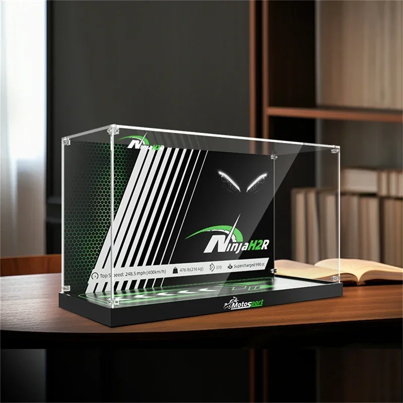 Patterned Display Case for Lego Ninja H2R Motorcycle 42170, 3MM Acrylic Display Box for Lego 42170 (No Model Set Included)
Patterned Display Case for Lego Ninja H2R Motorcycle 42170, 3MM Acrylic Display Box for Lego 42170 (No Model Set Included)