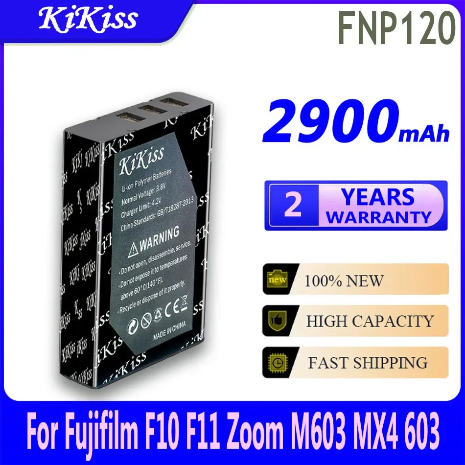 Мощный аккумулятор KiKiss FNP120 (M603) на 2900 мАч для Fujifilm FinePix F10 F11 для Zoom M603 MX4 603
Мощный аккумулятор KiKiss FNP120 (M603) на 2900 мАч для Fujifilm FinePix F10 F11 для Zoom M603 MX4 603
