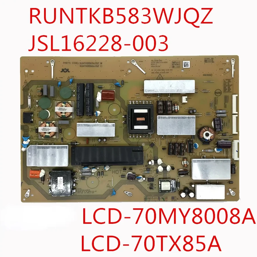 RUNTKB583WJQZ JSL16228-003 Power Supply Board for TV LCD-70MY8008A LCD-70TX85A Original power board circuit board for TV
RUNTKB583WJQZ JSL16228-003 Power Supply Board for TV LCD-70MY8008A LCD-70TX85A Original power board circuit board for TV