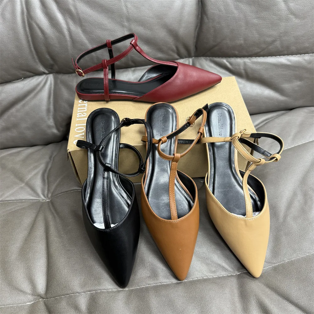 Summer new comfortable and non tiring women's single shoes, retro style pointed flat bottom women's daily commuting shoes
Summer new comfortable and non tiring women's single shoes, retro style pointed flat bottom women's daily commuting shoes