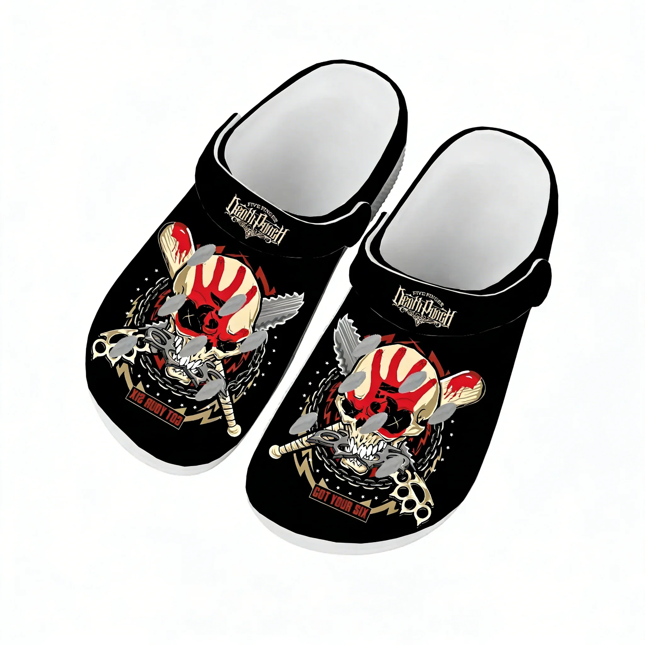 Five Finger Death Punch Sandals Mens Women Youth Boy Girl Water Shoes Home Clogs Custom Made Breathable Hole Slippers White
Five Finger Death Punch Sandals Mens Women Youth Boy Girl Water Shoes Home Clogs Custom Made Breathable Hole Slippers White