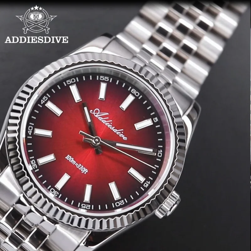 ADDIESDIVE VH31 Часы для мужчин 36 мм Юбилейный ремешок 10 бар Дайвинг Сапфировое стекло BGW9 Светящиеся кварцевые часы из нержавеющей стали 316L
ADDIESDIVE VH31 Часы для мужчин 36 мм Юбилейный ремешок 10 бар Дайвинг Сапфировое стекло BGW9 Светящиеся кварцевые часы из нержавеющей стали 316L