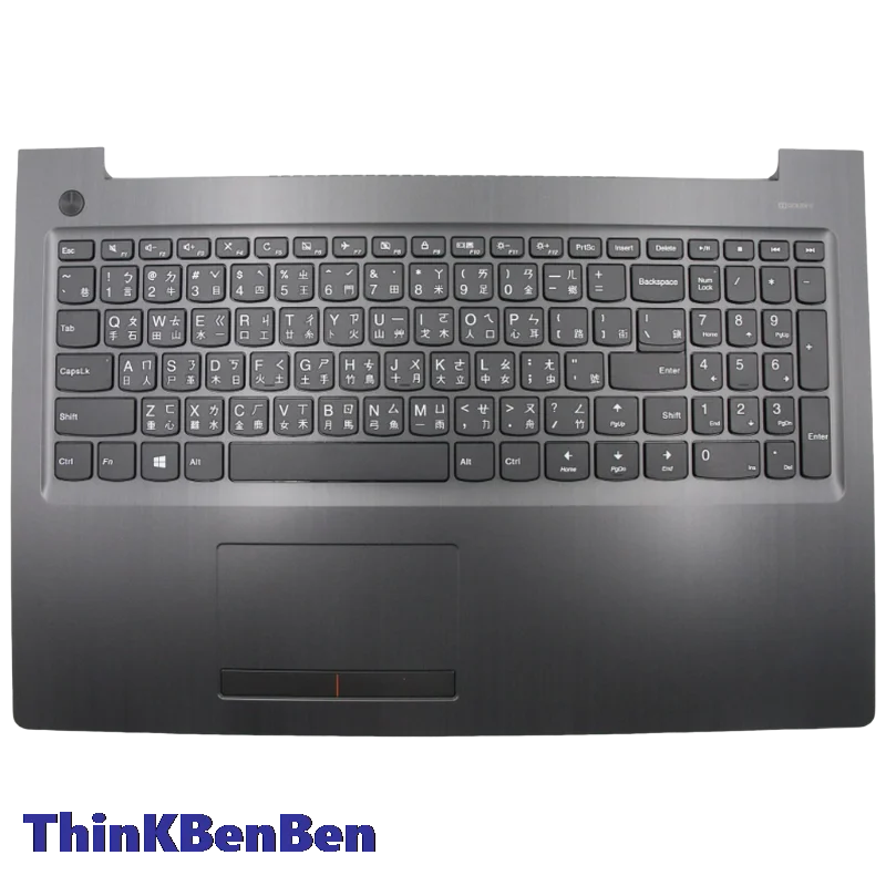 TW Traditional Black Keyboard Upper Case Palmrest Shell Cover For Lenovo Ideapad 510 310 15 15IKB 15ISK 15IAP 15ABR 5CB0M29221
TW Traditional Black Keyboard Upper Case Palmrest Shell Cover For Lenovo Ideapad 510 310 15 15IKB 15ISK 15IAP 15ABR 5CB0M29221
