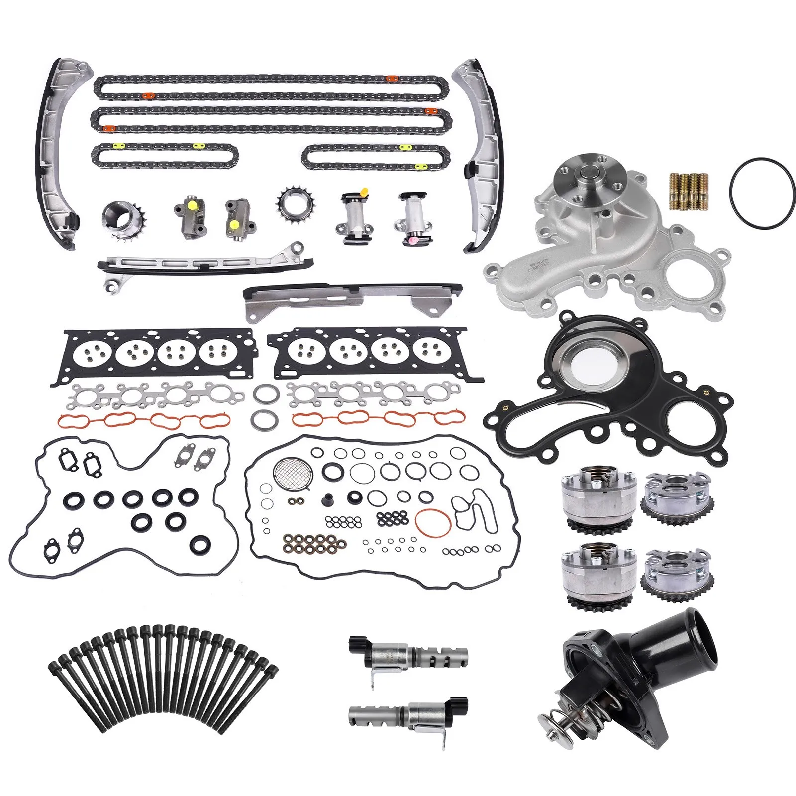 AP01 Head Gasket Set Timing Chain Water Pump Camshaft for Toyota Tundra Lexus 5.7L HS26394PT, 917-234, 1533038010
AP01 Head Gasket Set Timing Chain Water Pump Camshaft for Toyota Tundra Lexus 5.7L HS26394PT, 917-234, 1533038010
