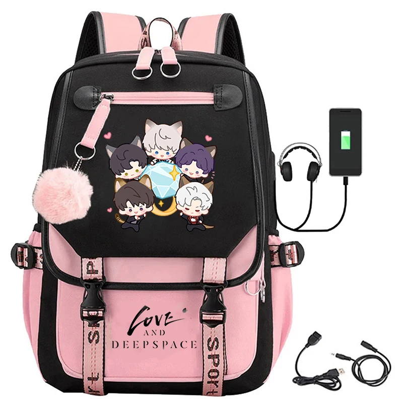 Sylus Love and Deepspace Backpacks for Teenager Boy Girl School Bags Women Large Capacity Travel Bagpack Student Laptop Bagpack
Sylus Love and Deepspace Backpacks for Teenager Boy Girl School Bags Women Large Capacity Travel Bagpack Student Laptop Bagpack