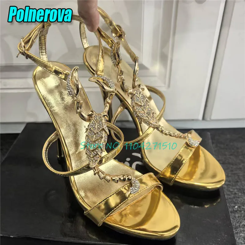 Crystal Scorpion Decor T- Strap Sandals Luxury Black Leather Open Toe Ankle Buckle High Heels Summer Sexy Women Party Shoes
Crystal Scorpion Decor T- Strap Sandals Luxury Black Leather Open Toe Ankle Buckle High Heels Summer Sexy Women Party Shoes