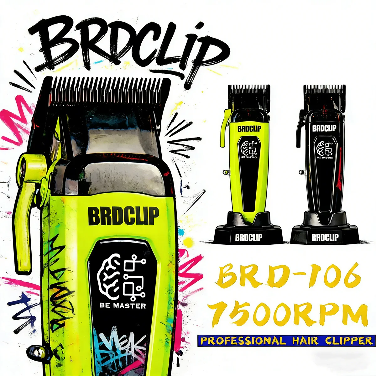 Professional Hair Clippers for Men 7500RPM Barber Clippers with LED Display DLC Blade & Charging Base 2000 MAh
Professional Hair Clippers for Men 7500RPM Barber Clippers with LED Display DLC Blade & Charging Base 2000 MAh