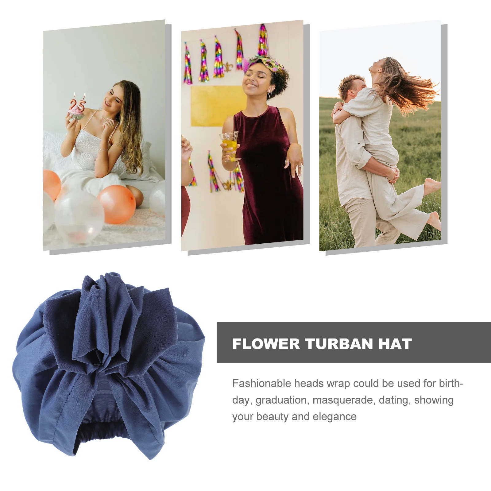 Elastic Floral Turban Hat Women Girls Vintage Headwear Lightweight Comfortable Birthday Anniversary Gift Choice
Elastic Floral Turban Hat Women Girls Vintage Headwear Lightweight Comfortable Birthday Anniversary Gift Choice