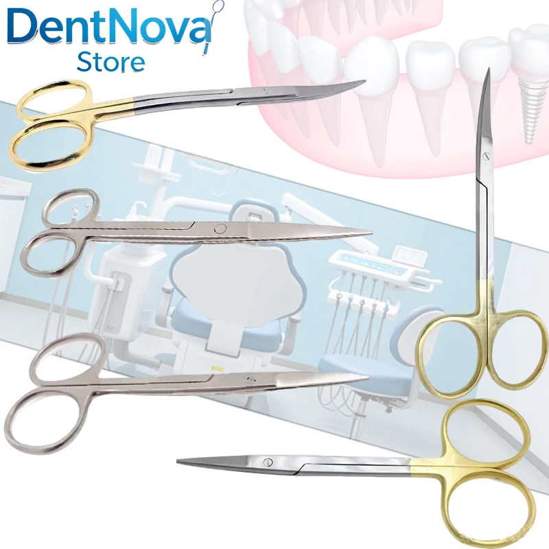 Dental Curved Scissors Gold Plated Iris Sharp Blade for Micro Dissecting Nursing Student
Dental Curved Scissors Gold Plated Iris Sharp Blade for Micro Dissecting Nursing Student