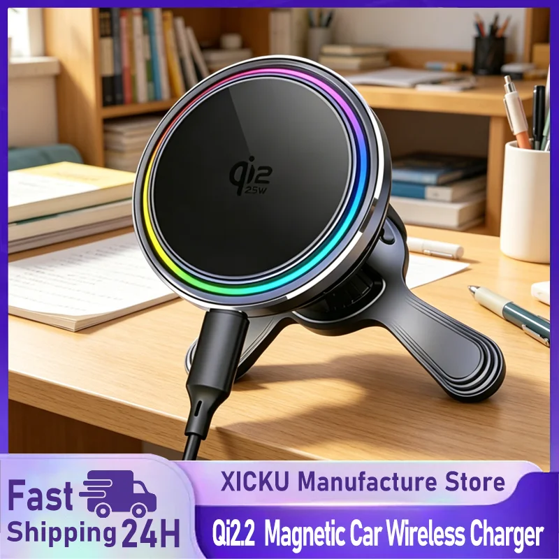 TEC-Cooler Magnetic Car Wireless Charger Qi2.2 25W For iPhone 16/17 Pro Max Fast Charging Air Vent Phone Stand For iPhone 17~12
TEC-Cooler Magnetic Car Wireless Charger Qi2.2 25W For iPhone 16/17 Pro Max Fast Charging Air Vent Phone Stand For iPhone 17~12