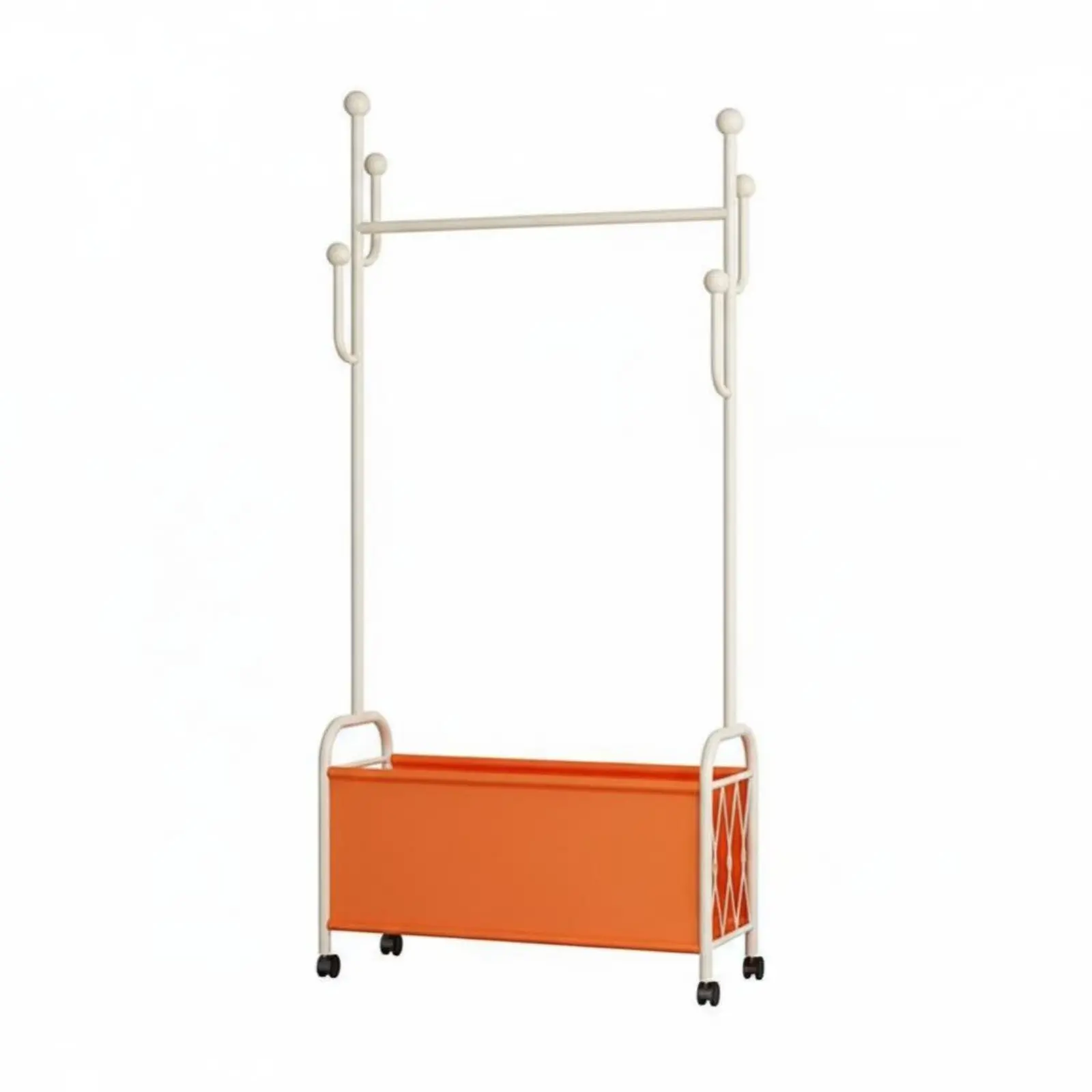Rolling Clothes Rack with Shelf Faux Rattan Weave Rolling Clothes Stand with Basket Sturdy Construction High Load Capacity
Rolling Clothes Rack with Shelf Faux Rattan Weave Rolling Clothes Stand with Basket Sturdy Construction High Load Capacity