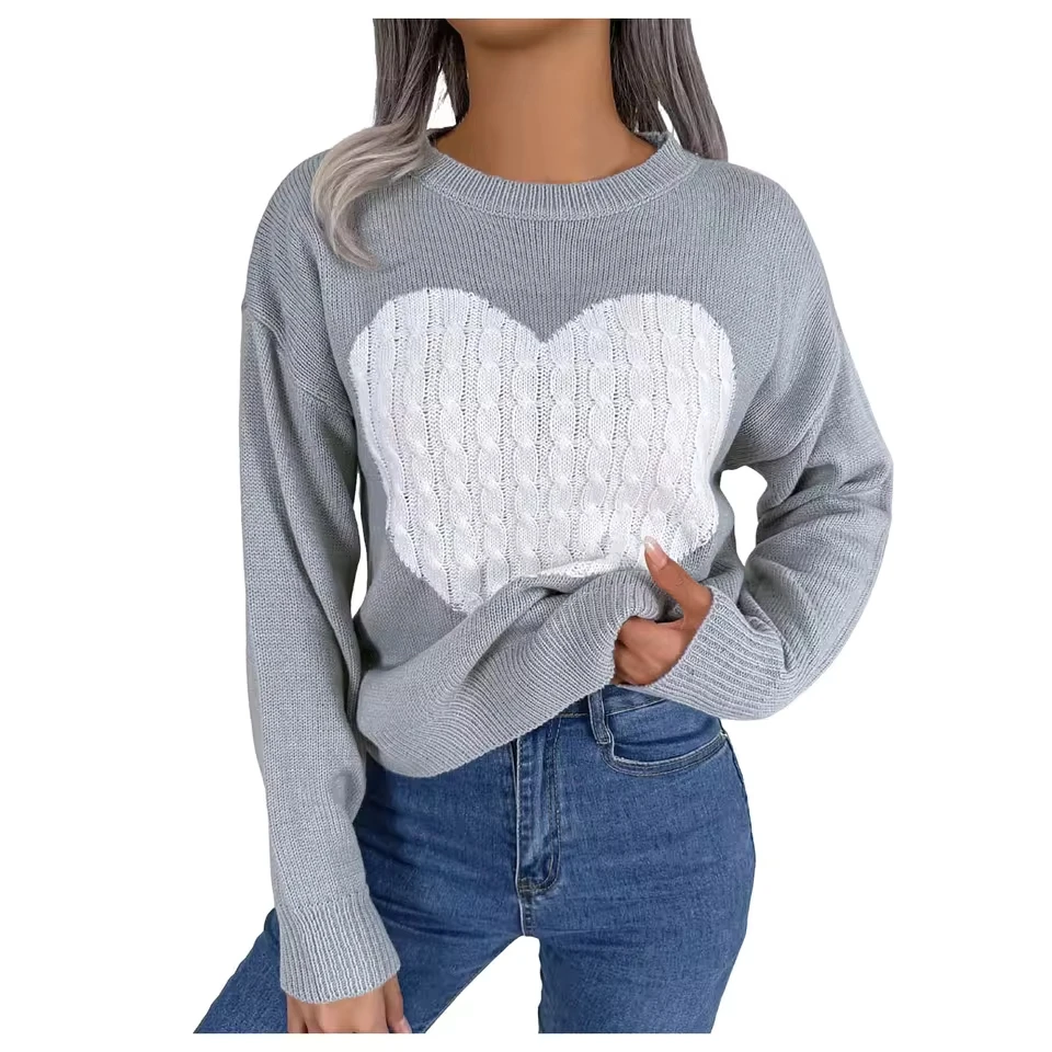 Women Casual Leopard Print Knitted Pullover Sweaters Long Sleeve Crew Neck Cute Korean Autumn Winter Knitwear Soft Warm Tops
Women Casual Leopard Print Knitted Pullover Sweaters Long Sleeve Crew Neck Cute Korean Autumn Winter Knitwear Soft Warm Tops