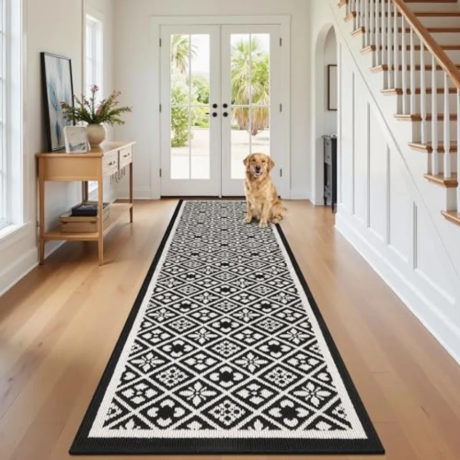 Runner Rugs for Hallways 2.6x10ft Heavy-Duty Durable Entryway Floor Mat with Non Slip Rubber Backing for Busy Traffic Extended
Runner Rugs for Hallways 2.6x10ft Heavy-Duty Durable Entryway Floor Mat with Non Slip Rubber Backing for Busy Traffic Extended