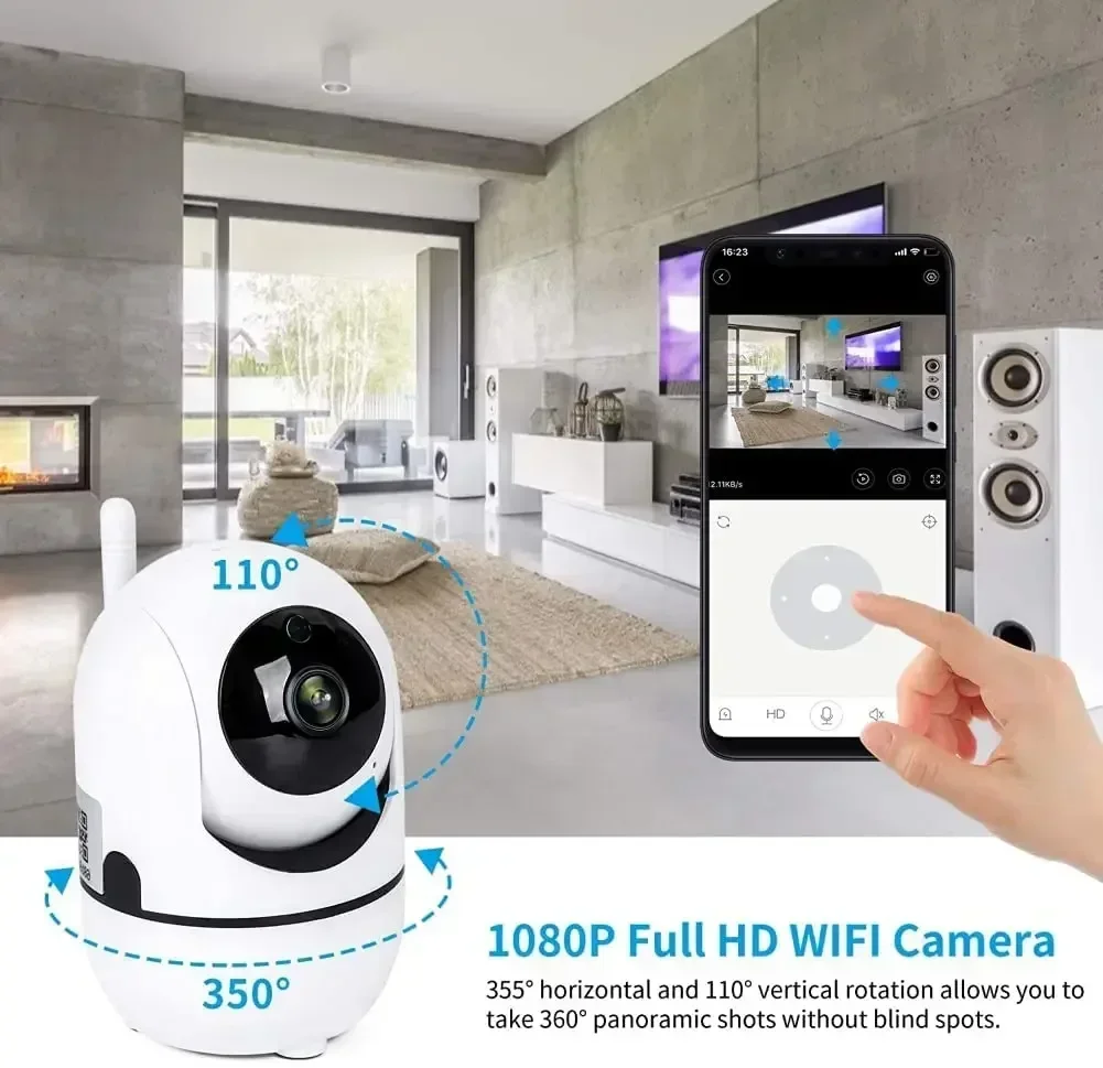 Wifi 360 CCTV Camera Mini Pet Video Surveillance Camera Wireless IP Camera with Wifi Baby Monitor Ycc365 1080P Smart Home 1620P
Wifi 360 CCTV Camera Mini Pet Video Surveillance Camera Wireless IP Camera with Wifi Baby Monitor Ycc365 1080P Smart Home 1620P
