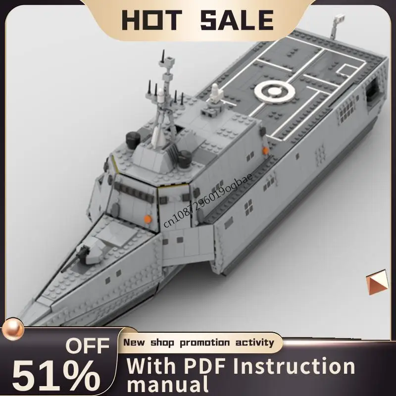 Новый набор из 2413 деталей: модель военного корабля USS Independence, конструктор, технология DIY, сборка, детская игрушка, подарок для мальчика на праздник
Новый набор из 2413 деталей: модель военного корабля USS Independence, конструктор, технология DIY, сборка, детская игрушка, подарок для мальчика на праздник