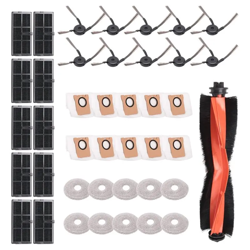 BOFO For Xiaomi Mijia M40 D110CN Vacuum Parts Main Tricut Main Roller Side Brush Hepa Filter Mop Cloth Dust Bags Accessories
BOFO For Xiaomi Mijia M40 D110CN Vacuum Parts Main Tricut Main Roller Side Brush Hepa Filter Mop Cloth Dust Bags Accessories