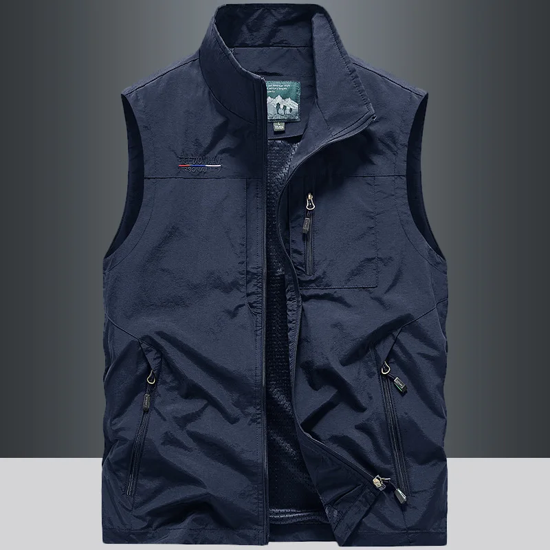 2023 Spring Trend New Outdoor Casual Vest Men's Spring and Autumn Multi Pocket Work Vest Coat
2023 Spring Trend New Outdoor Casual Vest Men's Spring and Autumn Multi Pocket Work Vest Coat
