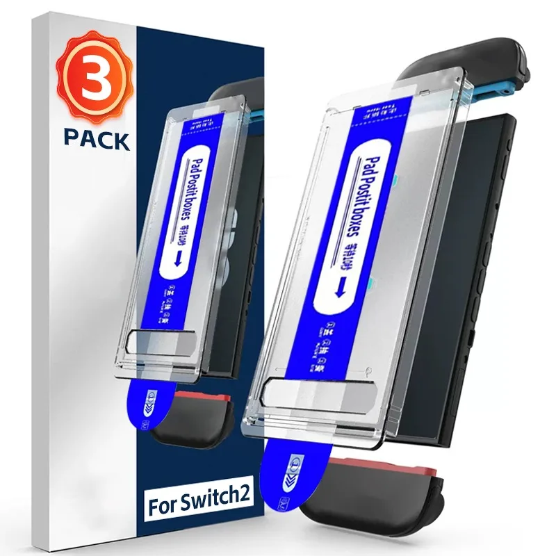 1-3PACK for Switch 2 Screen Protector Tempered Glass with Auto-Alignment Kit Clear Full Coverage Anti-Scratch Gaming Accessories
1-3PACK for Switch 2 Screen Protector Tempered Glass with Auto-Alignment Kit Clear Full Coverage Anti-Scratch Gaming Accessories