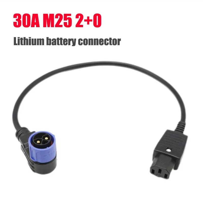 30A M25 Electric Vehicle Lithium Battery Connector for Energy Storage 2+0 Charging Power Cord Male to Female Charging Adapter
30A M25 Electric Vehicle Lithium Battery Connector for Energy Storage 2+0 Charging Power Cord Male to Female Charging Adapter