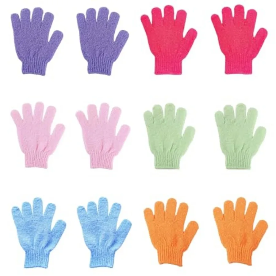 12 Pcs Exfoliating Bath Gloves, Deep Scrubbing Dead Skin Shower Gloves for Beauty Spa Massage Skin Shower Body Scrubber and Sui
12 Pcs Exfoliating Bath Gloves, Deep Scrubbing Dead Skin Shower Gloves for Beauty Spa Massage Skin Shower Body Scrubber and Sui