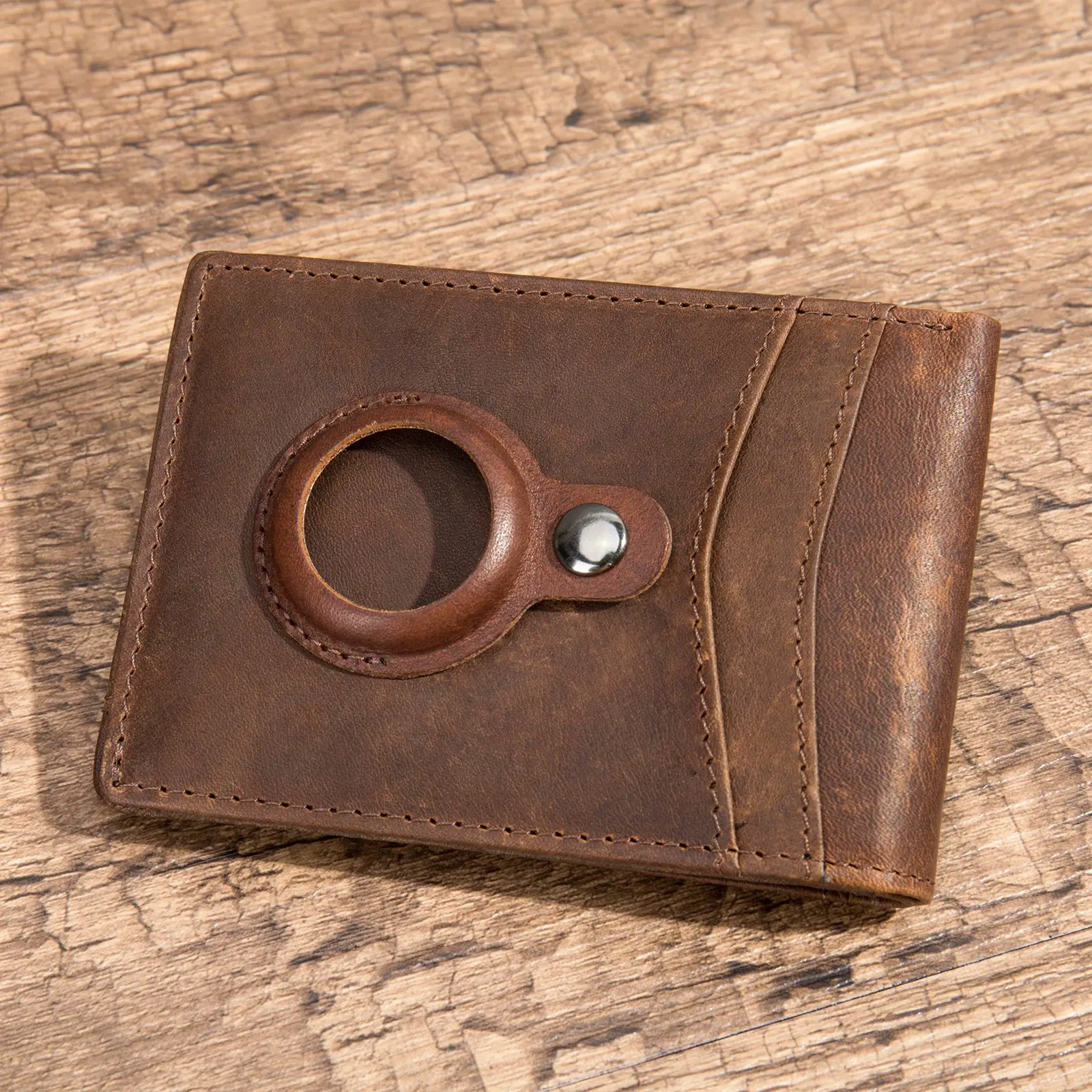 Retro Minimalist Men's AirTag Wallet Multi Card Holder for Apple Air Tag Wallet
Retro Minimalist Men's AirTag Wallet Multi Card Holder for Apple Air Tag Wallet