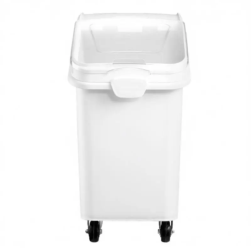 Rice Storage Container, 27Gallon/100L Capacity Large Dog Food Dispenser Bin, Kitchen Ingredient Grain Cereal Flour Bin, Pet food Containers with Wheels, Scoop, and Airtight Lid, 1 Pack
Rice Storage Container, 27Gallon/100L Capacity Large Dog Food Dispenser Bin, Kitchen Ingredient Grain Cereal Flour Bin, Pet food Containers with Wheels, Scoop, and Airtight Lid, 1 Pack