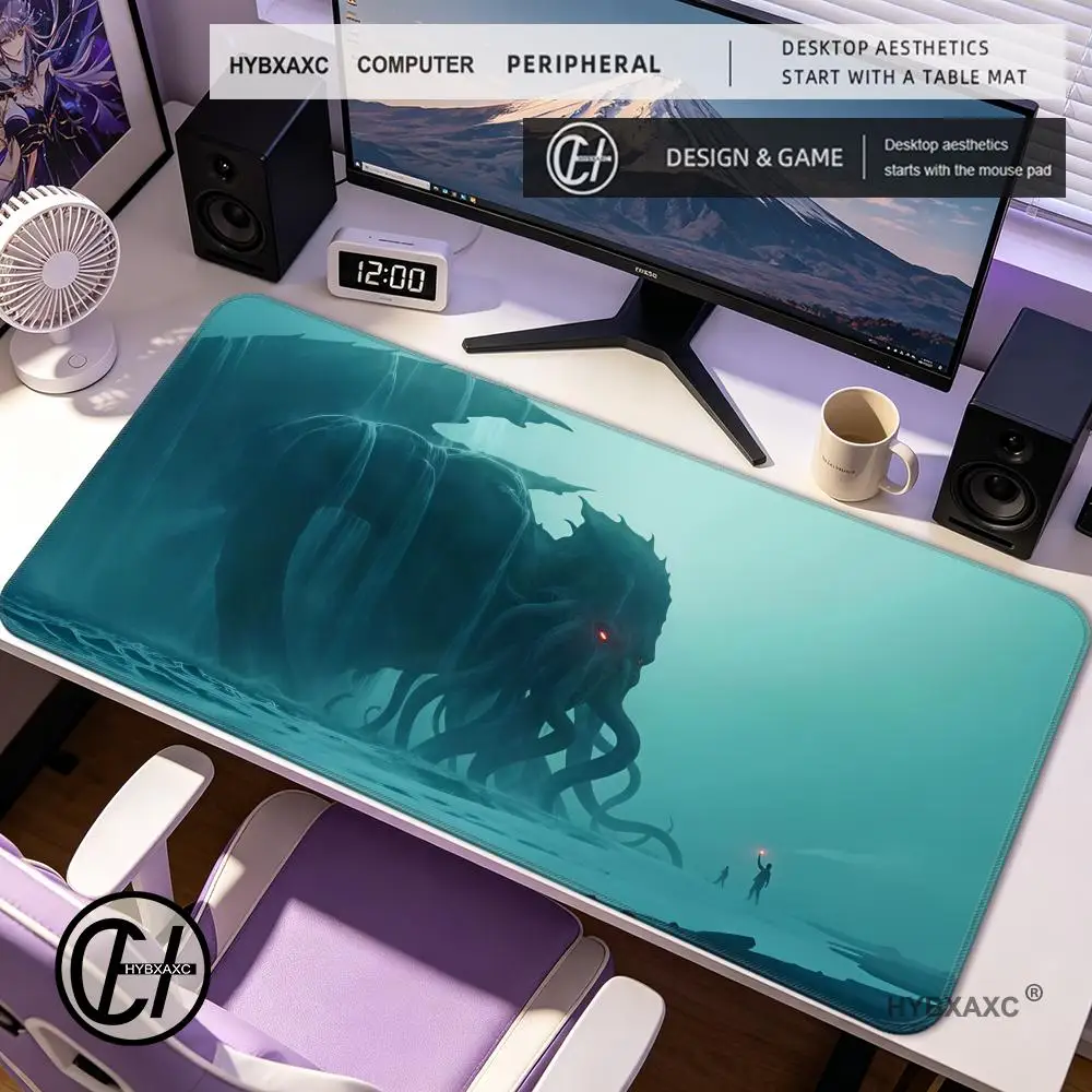 HYBXAXC C-osmic H-orror C-thu-lhu Mythos Mouse Pad Gaming LockEdge Thickened Computer Keyboard Table Desk Mat
HYBXAXC C-osmic H-orror C-thu-lhu Mythos Mouse Pad Gaming LockEdge Thickened Computer Keyboard Table Desk Mat