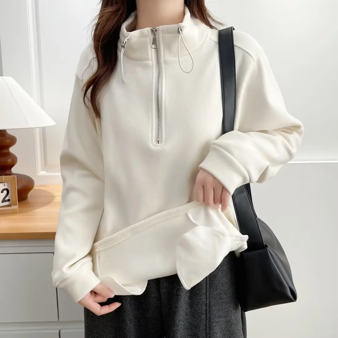 XXXXL модная женская толстовка больших размеров, зима 2025, новый стиль, воротник-стойка на молнии с флисовым теплым толстовкой с длинными рукавами 1059
XXXXL модная женская толстовка больших размеров, зима 2025, новый стиль, воротник-стойка на молнии с флисовым теплым толстовкой с длинными рукавами 1059