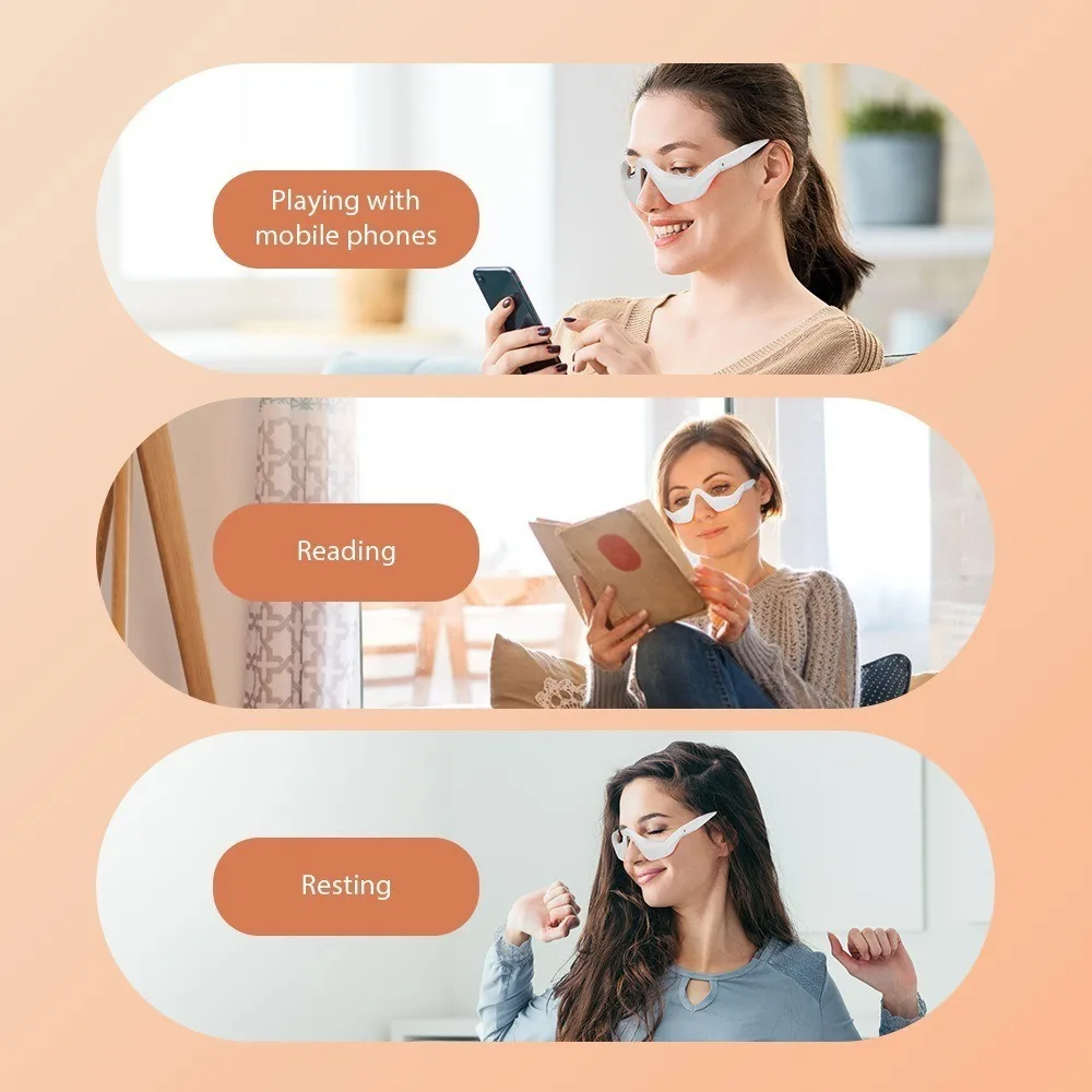 Red Light Eye Massager Electric Massager Anti-Aging Eye Care Machine Smooth Fine Line Beauty Care EMS Eye Relax
Red Light Eye Massager Electric Massager Anti-Aging Eye Care Machine Smooth Fine Line Beauty Care EMS Eye Relax