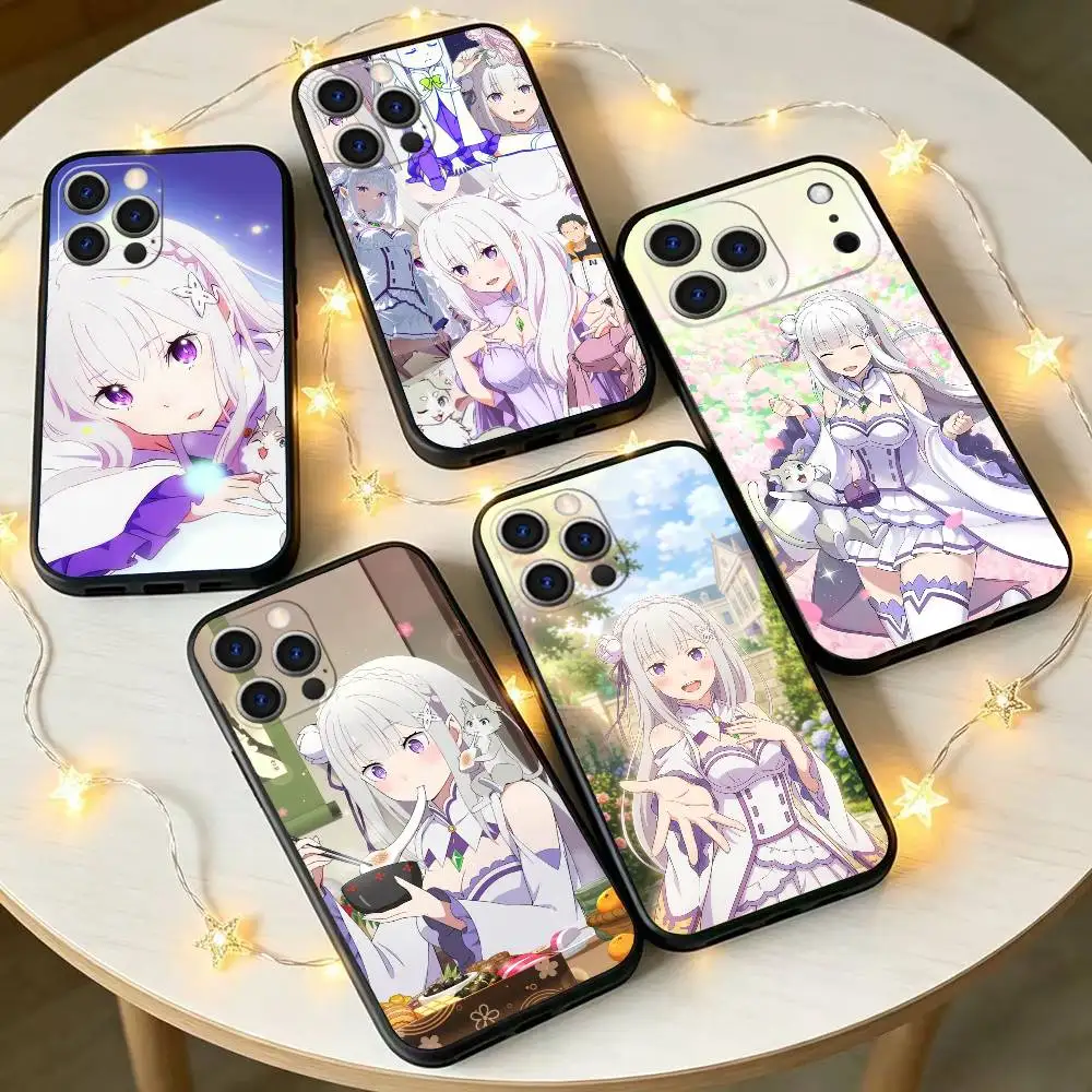 Kawaii E-Emilia R-Re0 Phone Case For iPhone 17, 16,15,14,13,12,11 Plus,Pro Max, Others Soft Black Cover
Kawaii E-Emilia R-Re0 Phone Case For iPhone 17, 16,15,14,13,12,11 Plus,Pro Max, Others Soft Black Cover