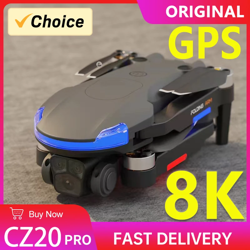 CZ20 Drone 8K Professional 4K HD Camera GPS WIFI FPV RC Aerial Photography Quadcopter RC Helicopter for kids and Adults Aircraft
CZ20 Drone 8K Professional 4K HD Camera GPS WIFI FPV RC Aerial Photography Quadcopter RC Helicopter for kids and Adults Aircraft